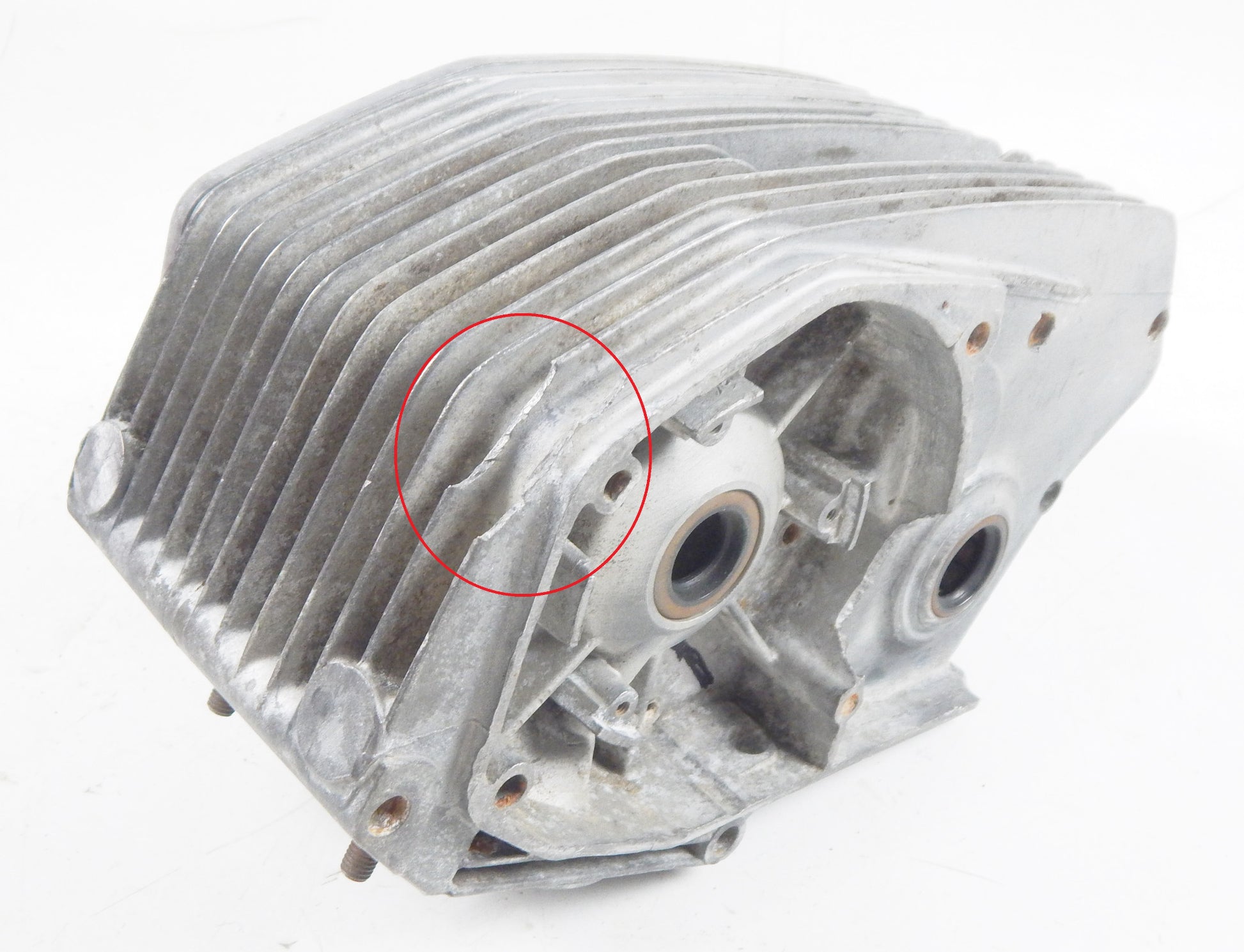 1968-1969 SACHS ENGINE CRANKCASE CENTER CASE 0611-111-199 0611-112-199 KTM DKW - MotoRaider