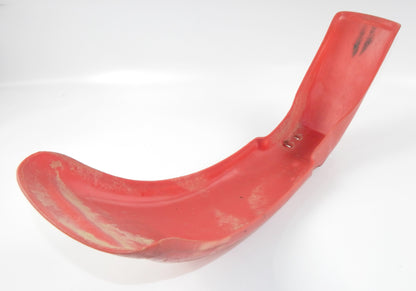 MR. ROBERT RED MUD GUARD FRONT WHEEL FENDER PLASTIC BETA L=36" VINTAGE ITALY - MotoRaider