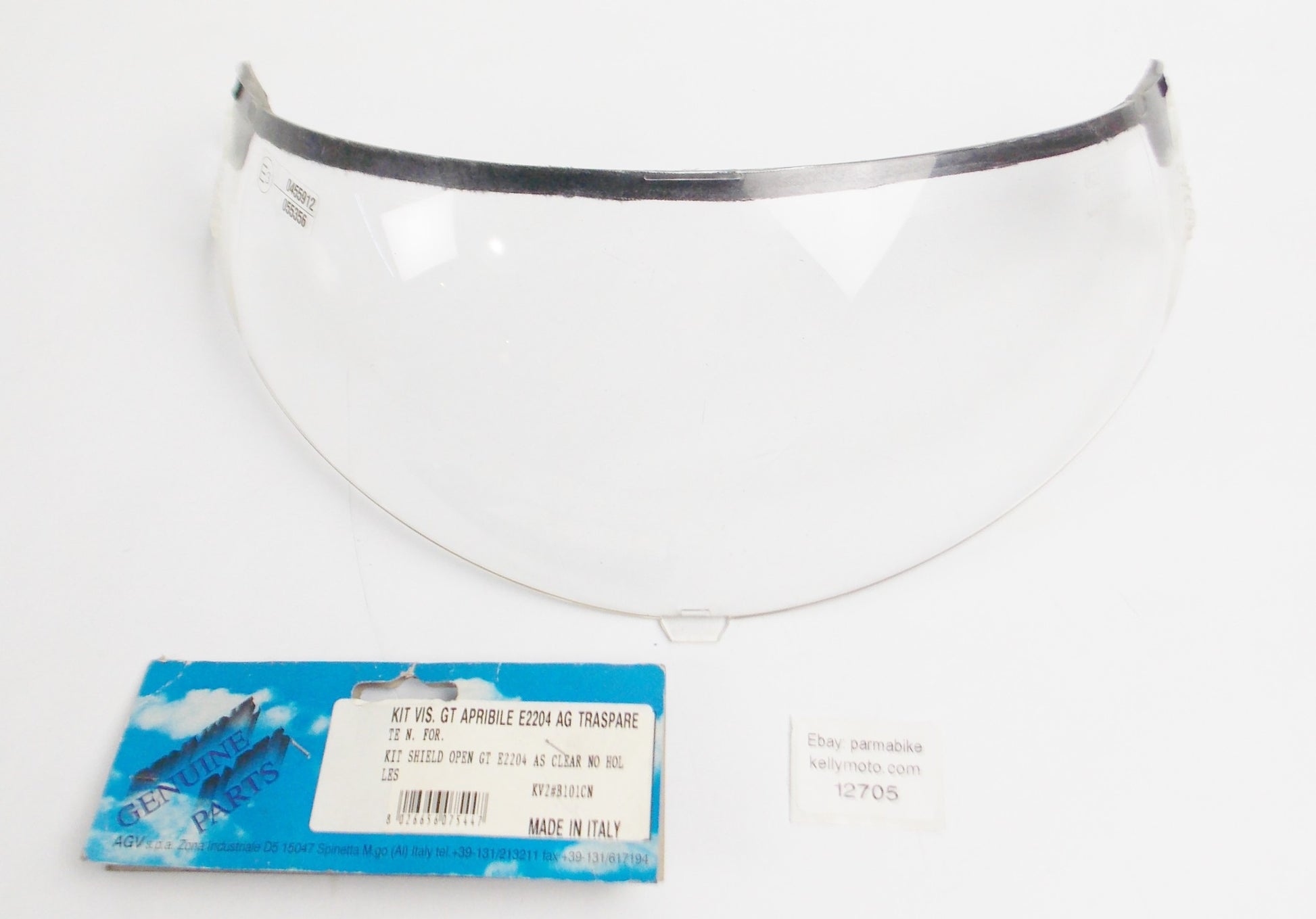 NOS AGV HELMET VISOR GT APRIBILE E2204 SCREEN SHIELD CLEAR SCOOTER MOTORCYCLE - MotoRaider