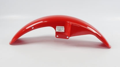 OEM LAVERDA 1990 LB-1 SPORT FRONT FENDER PLASTIC RED L=26" W=5" MUD GUARD ITALY - MotoRaider