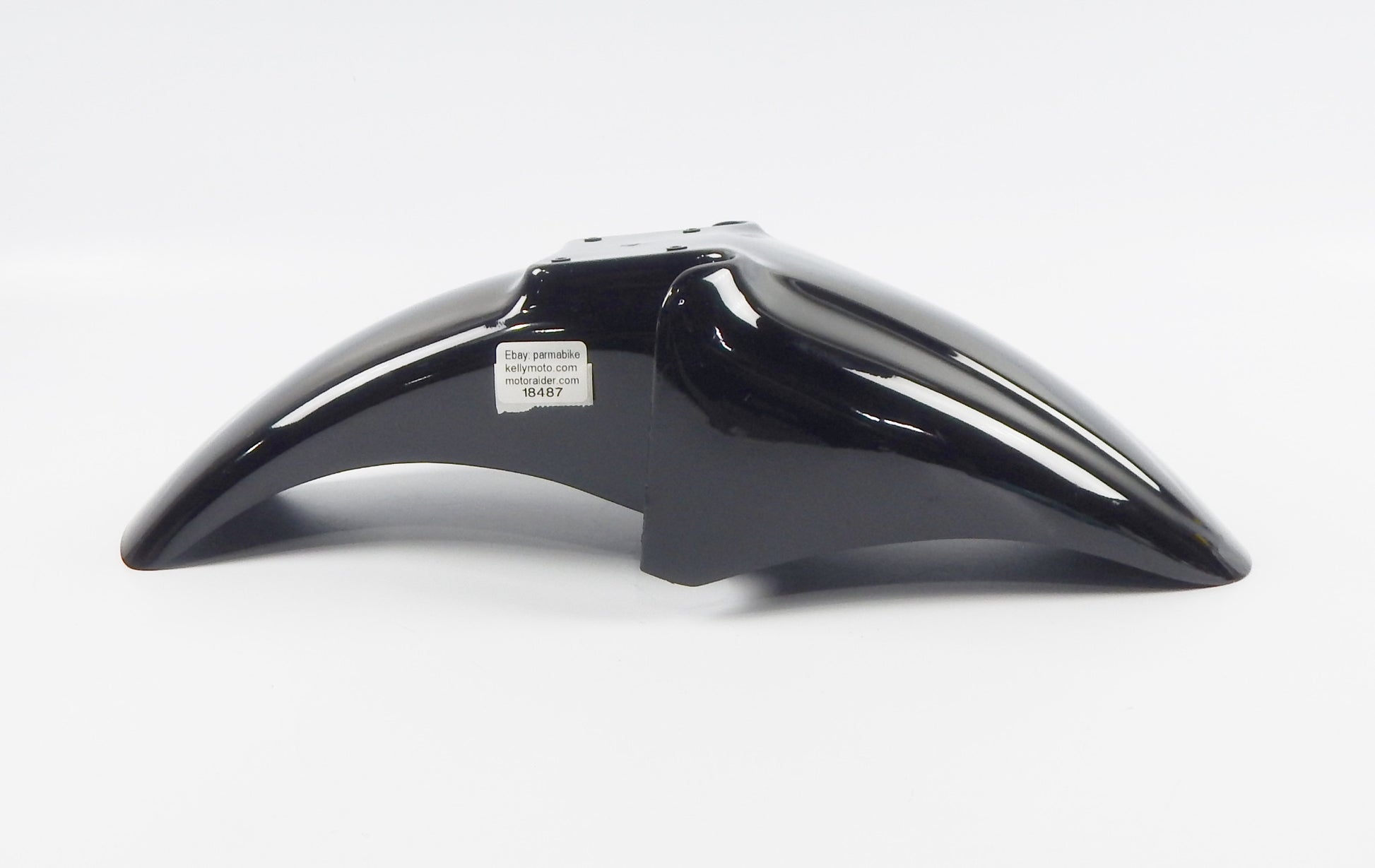 1990'S SUZUKI GS FRONT FENDER MUD GUARD FIBERGLASS BLACK VINTAGE MOTORCYCLE - MotoRaider