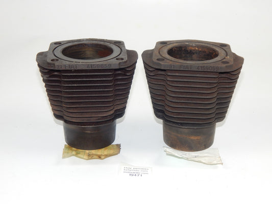 1pr 1970's FIAT 500 CYLINDERS 4159059 BORE 68mm VINTAGE ITALY - MotoRaider