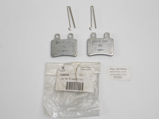 NOS OEM PEUGEOT JET FORCE 125 SCOOTER BRAKE PAD SET 758626 - MotoRaider