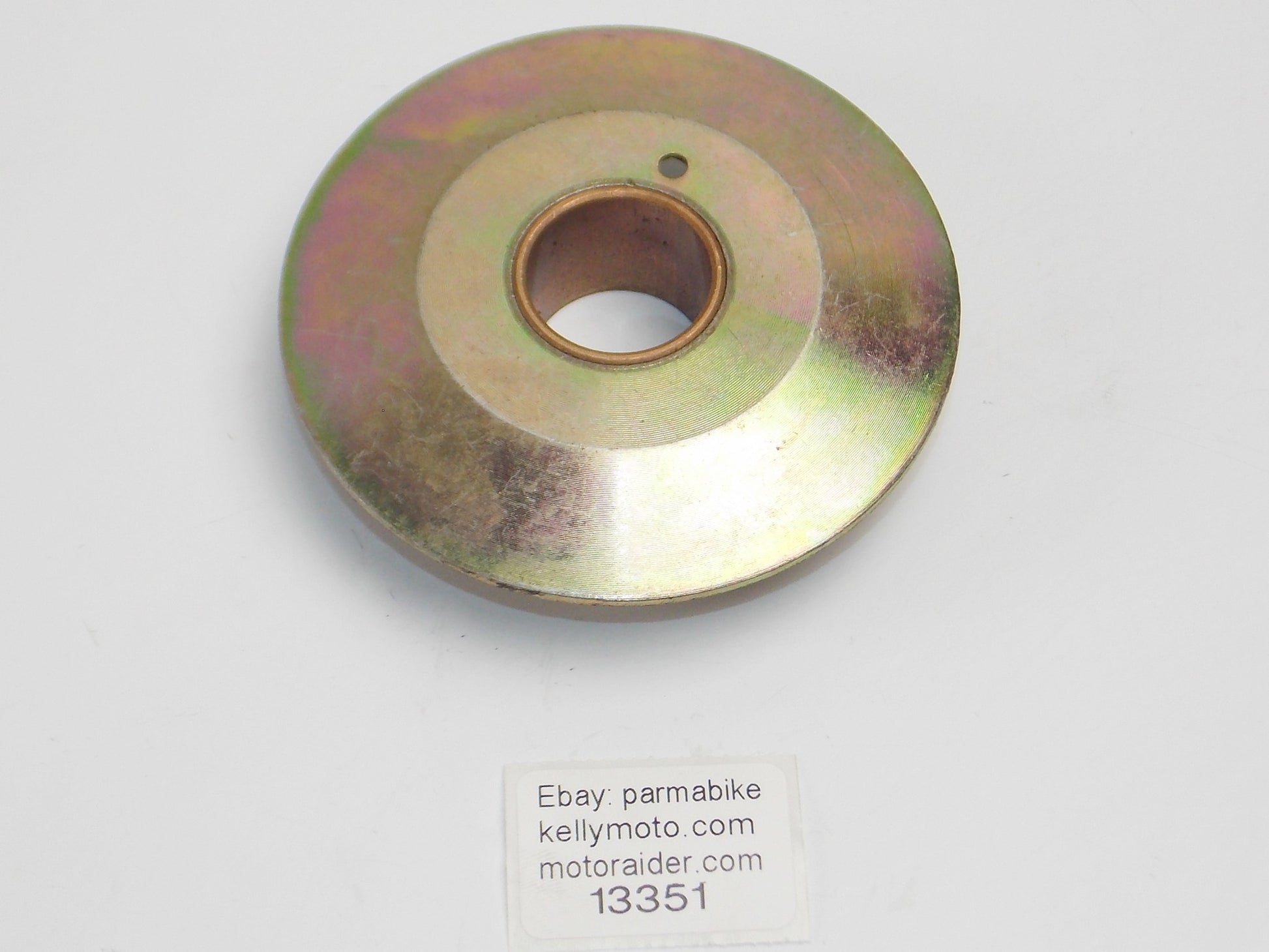 OEM PIAGGIO 2209235 1993 VESPA CIAO/SI MOPED REAR WHEEL SEMI PULLEY OD=100mm - MotoRaider