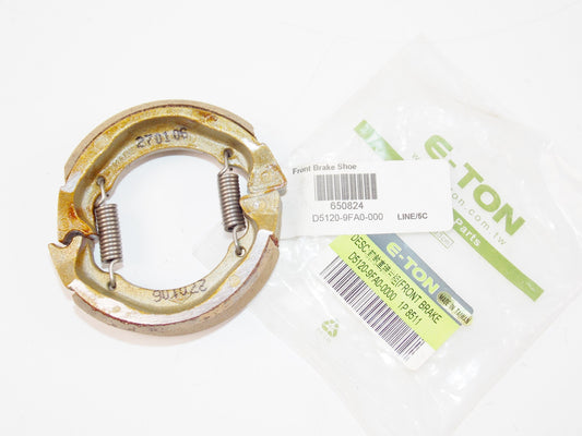 1999-05 E-TON YUKON 150/SIERRA 90 FRONT WHEEL BRAKE SHOE 650824 D5120-9FA0-0000 - MotoRaider