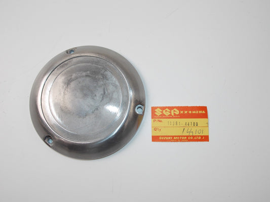 NOS OEM 1980 SUZUKI GS450 LEFT SIDE GENERATOR MOTOR COVER  11381-44100 - MotoRaider