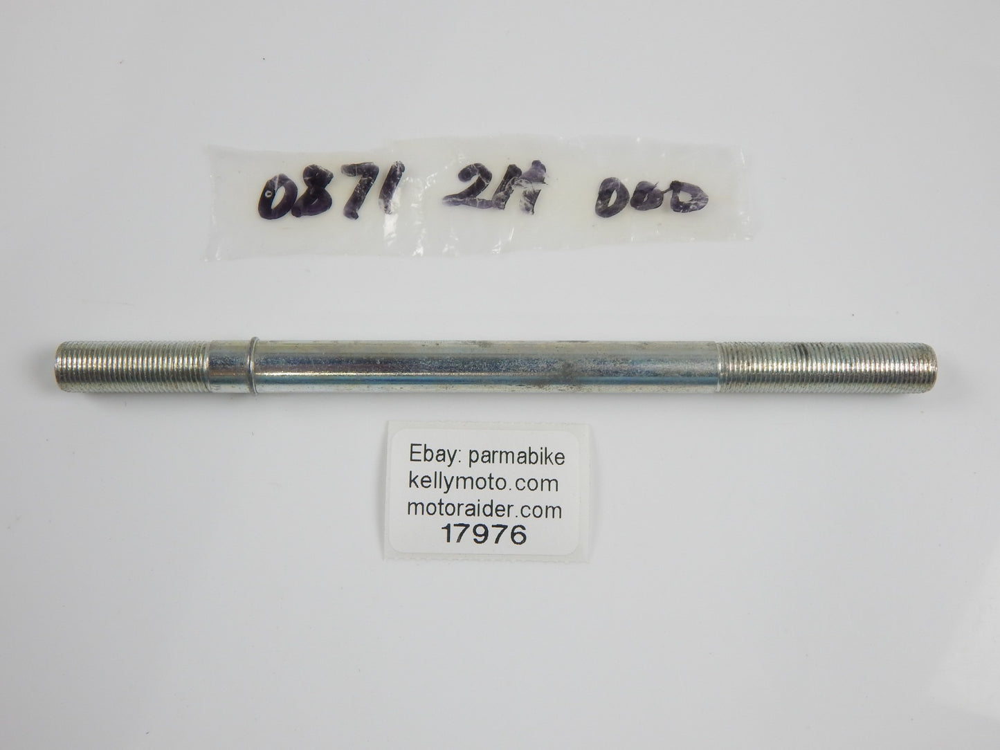 1975 SACHS P1-505 P USA M2 S M2 N REAR WHEEL BOLT AXLE+CLIP 0871-214-000 MOPED - MotoRaider