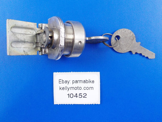CYLINDER LOCK + KEY SCOOTER STEERING GLOVE BOX THREAD DIAMETER 24mm MOTORCYCLE - MotoRaider