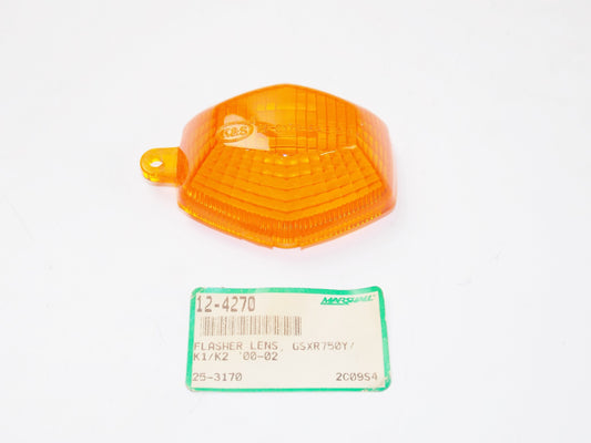 K&S FLASHER TURN SIGNAL LENS SUZUKI 2000-2002 GSXR750Y/K1/K2 25-3170 | 12-4270 - MotoRaider