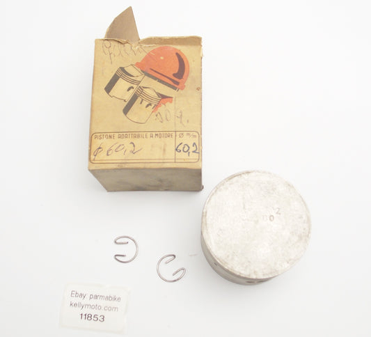 NOS DINAMIN PISTON + CLIPS DIAMETER 60.2 mm GILERA 150 cc - MotoRaider
