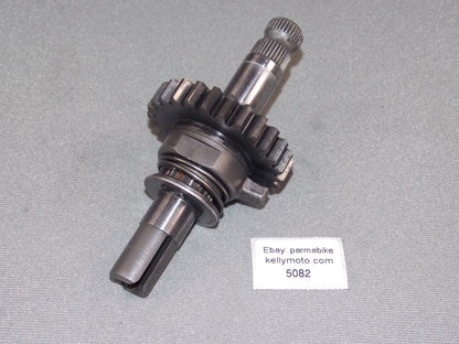 OEM YAMAHA 1976 YZ400 MOTOR ENGINE KICK STARTER SHAFT GEAR YZ 400 - MotoRaider