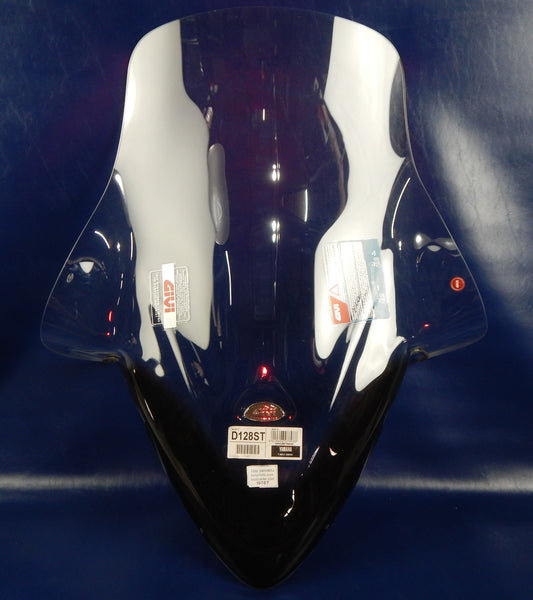 GIVI D128ST CLEAR WINDSHIELD SCREEN DEFLECTOR PROTECTOR 2001 YAMAHA T-MAX 500 - MotoRaider