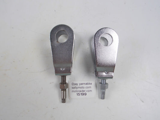 VINTAGE MORTORCYCLE 1970's BETA REAR WHEEL AXLE CHAIN ADJUSTERS MOTOCROSS ENDURO - MotoRaider