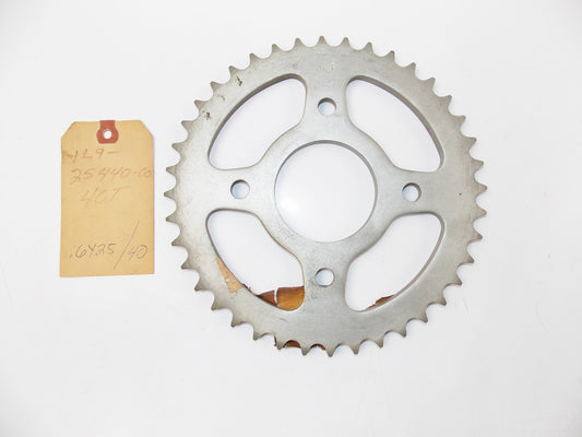 NOS OEM YAMAHA 88-02 YFS200/YFM350/660 REAR SPROCKET 40T 16Y25/40 | 1L9-25440-00 - MotoRaider