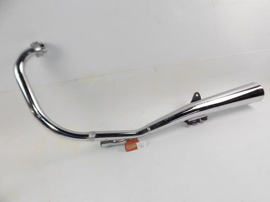 NOS OEM SUZUKI GSX400F EXHAUST PIPE MUFFLER LEFT CHROME 14302-31312 - MotoRaider