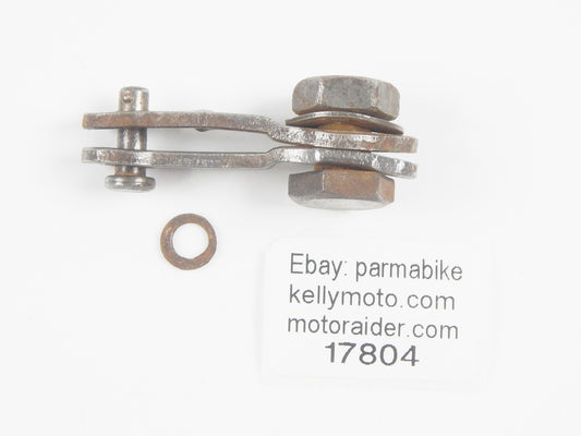 VINTAGE SCOOTER 1959 LAMBRETTA LI 150 REAR WHEEL BRAKE CABLE HOLDER CLAMP ITALY - MotoRaider