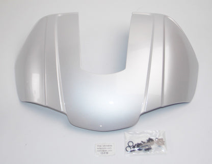 OEM PEUGEOT SCOOTER TOP CASE 34 LITER COVER LID GRAY SILVER A06351F5 - MotoRaider