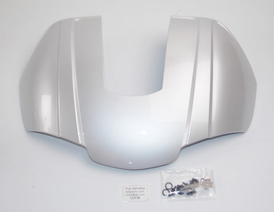 OEM PEUGEOT SCOOTER TOP CASE 34 LITER COVER LID GRAY SILVER A06351F5 - MotoRaider