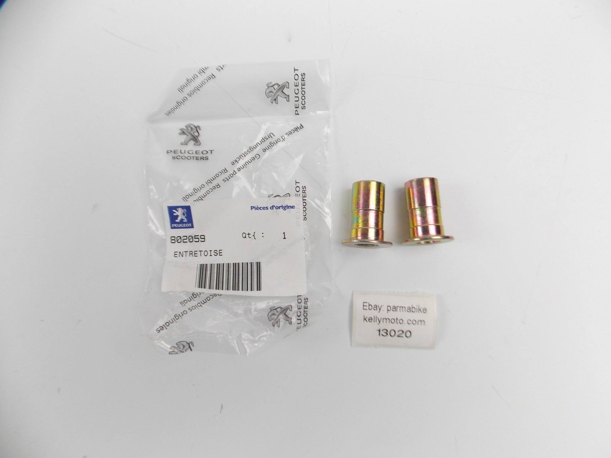 OEM PEUGEOT 2010-2017 TWEET 50 REAR SHOCK STAND SPACER BUSHING 802059 - MotoRaider