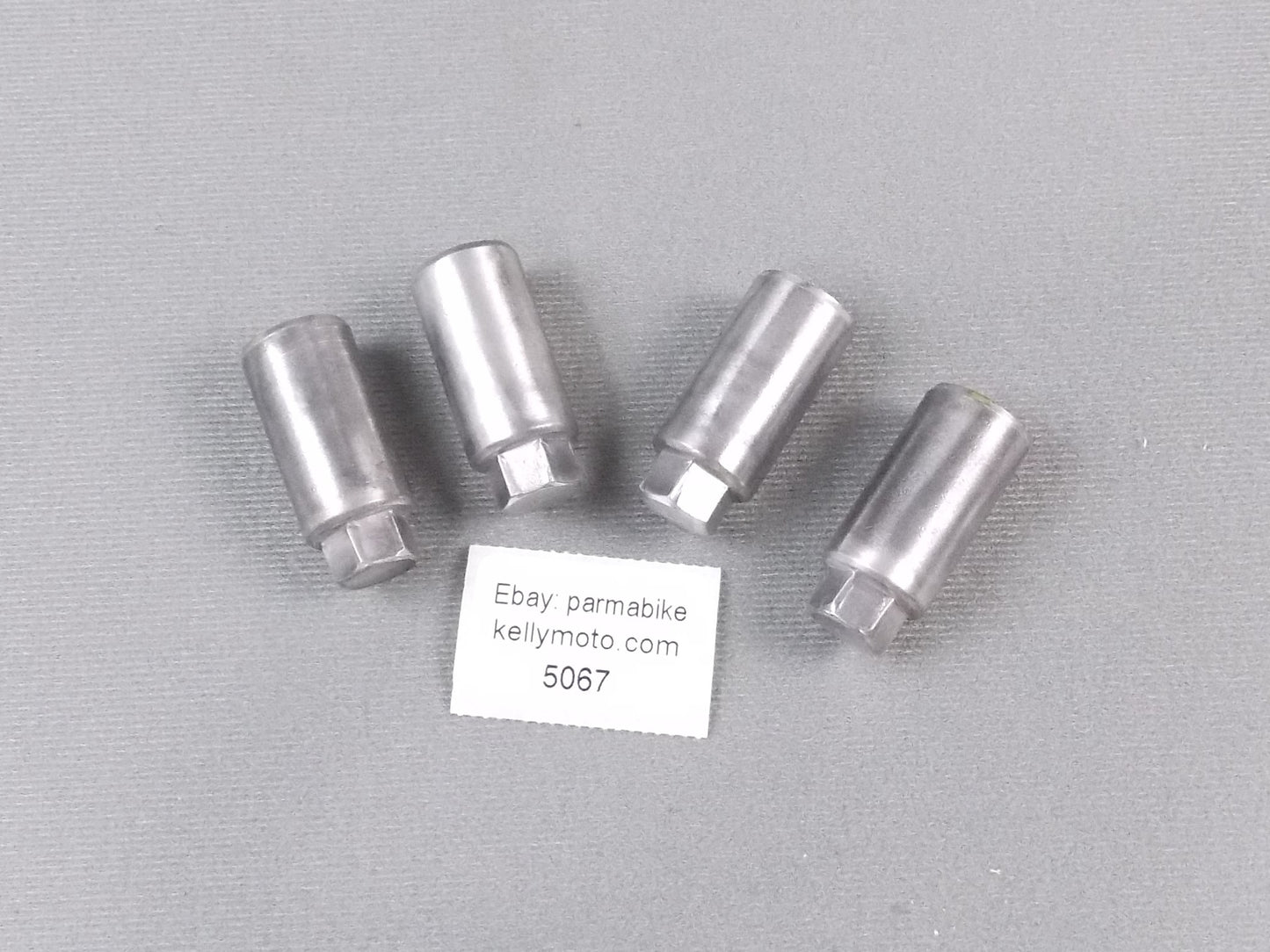 OEM YAMAHA 1976 YZ 400 ENGINE CYLINDER NUTS MOTOR TOP END - MotoRaider