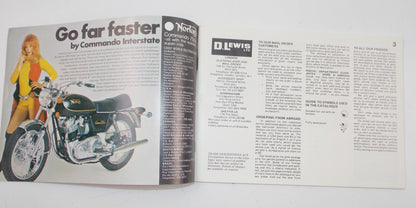 1972 THE WORLD LEWIS LEATHERS CATALOG 1972 50TH EDITION BSA TRIUMPH NORTON CAFE - MotoRaider