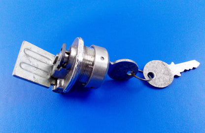 CYLINDER LOCK + KEY SCOOTER STEERING GLOVE BOX THREAD DIAMETER 24mm MOTORCYCLE - MotoRaider