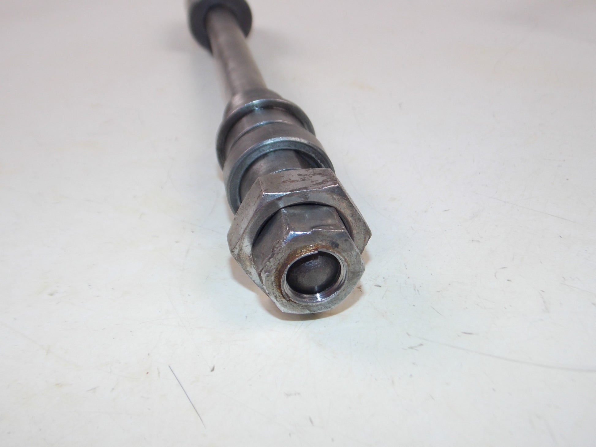 1950 HONDA CA 150 DREAM REAR WHEEL PIN BOLT AXLE SPACER NUT - MotoRaider