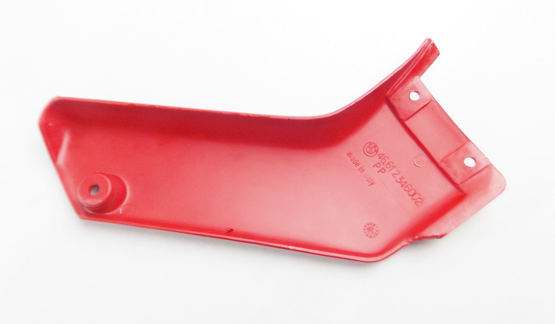 OEM BMW 1997-1998 F650 RIGHT FORK SLIDER COVER PANEL RED 46612346108 - MotoRaider