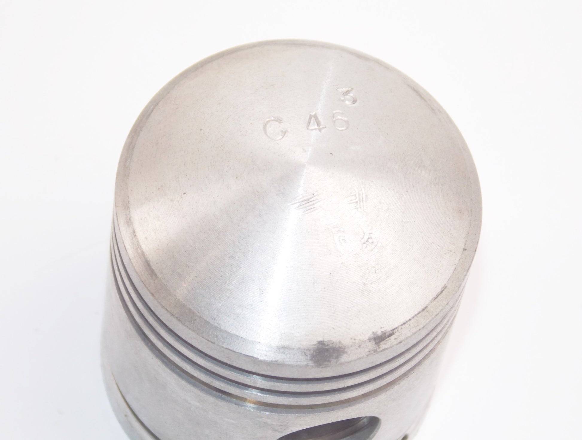 NOS DINAMIN PISTON + RINGS + PIN + CLIPS SET CPL.D. 46.3 mm DUCATI MOTOR - MotoRaider