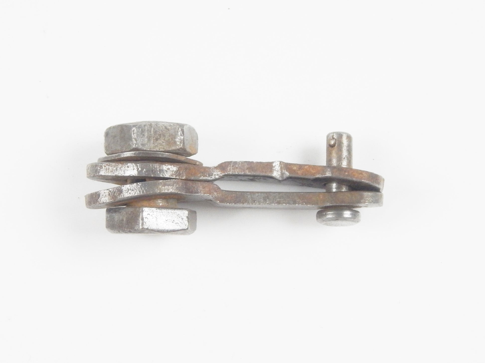 VINTAGE SCOOTER 1959 LAMBRETTA LI 150 REAR WHEEL BRAKE CABLE HOLDER CLAMP ITALY - MotoRaider