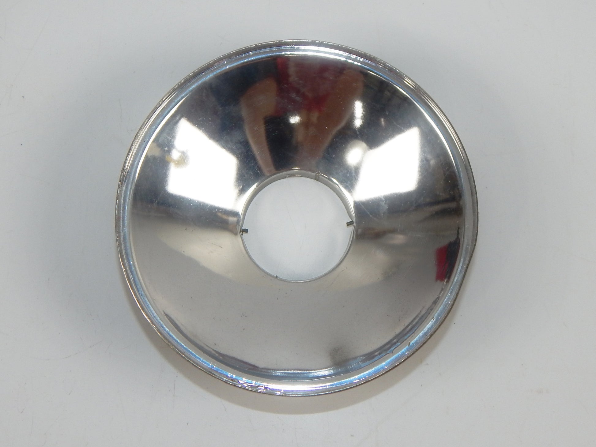 NOS ELMA HEADLIGHT REFLECTOR VINTAGE FIAT LANCIA ALFA FORD OPEL MG D=113mm ITALY - MotoRaider