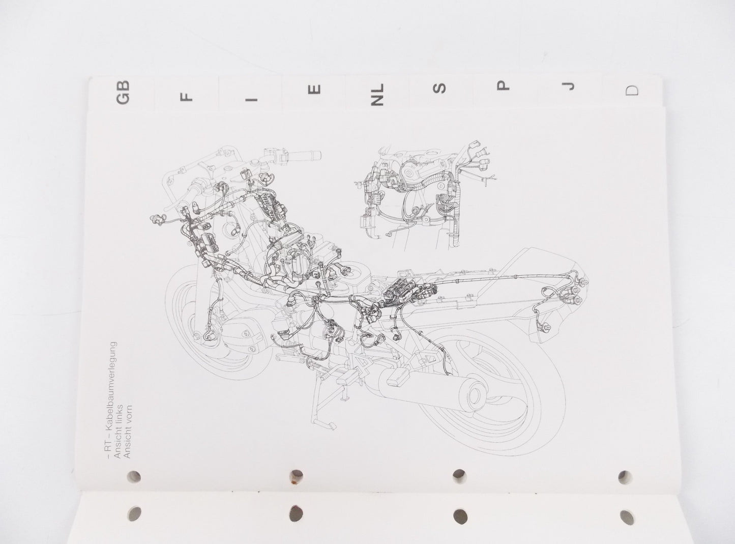 BMW 1996 R 850/1100 R-RT POLICE ADDITIONAL ELECTRIC DIAGRAM MANUAL 01999799675 - MotoRaider