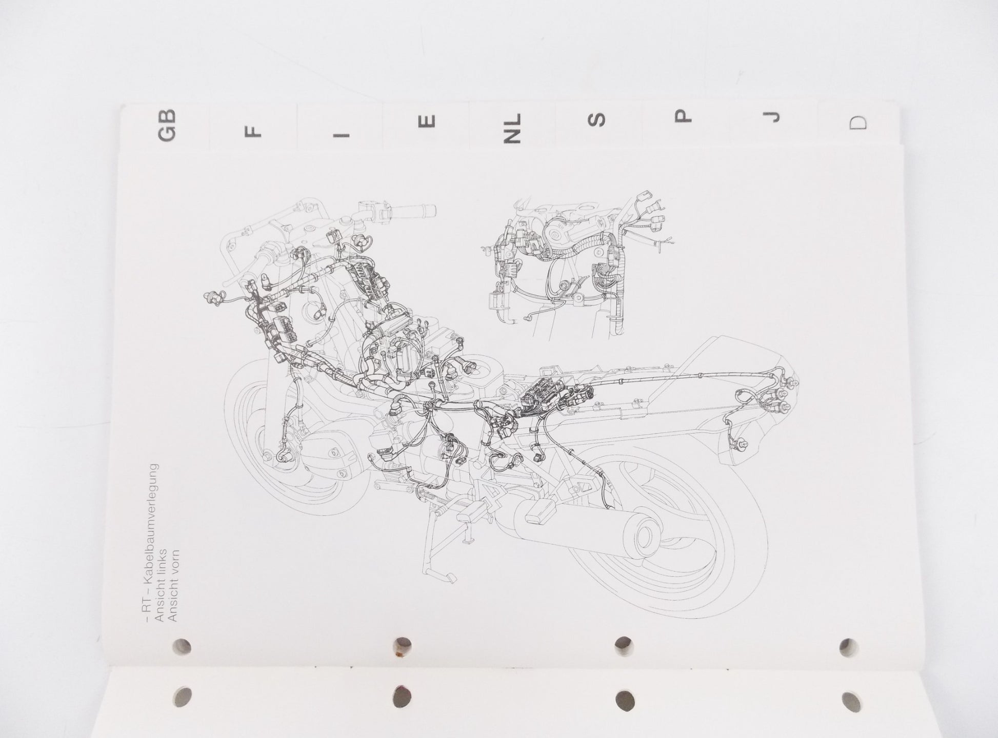BMW 1996 R 850/1100 R-RT POLICE ADDITIONAL ELECTRIC DIAGRAM MANUAL 01999799675 - MotoRaider