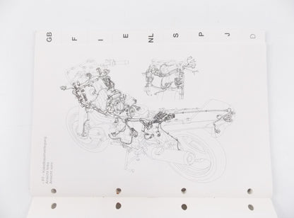 BMW 1996 R 850/1100 R-RT POLICE ADDITIONAL ELECTRIC DIAGRAM MANUAL 01999799675 - MotoRaider