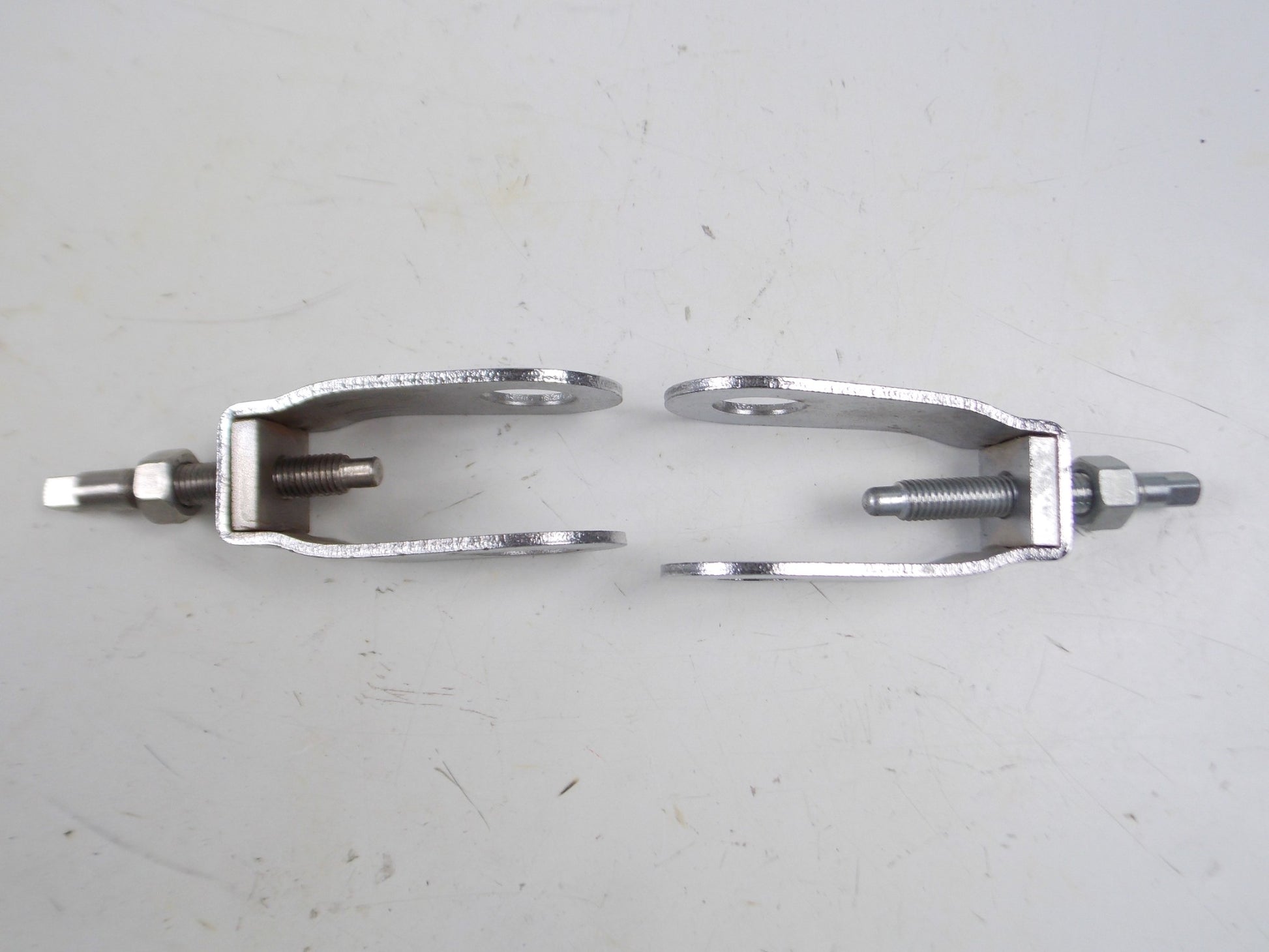 VINTAGE MORTORCYCLE 1970's BETA REAR WHEEL AXLE CHAIN ADJUSTERS MOTOCROSS ENDURO - MotoRaider
