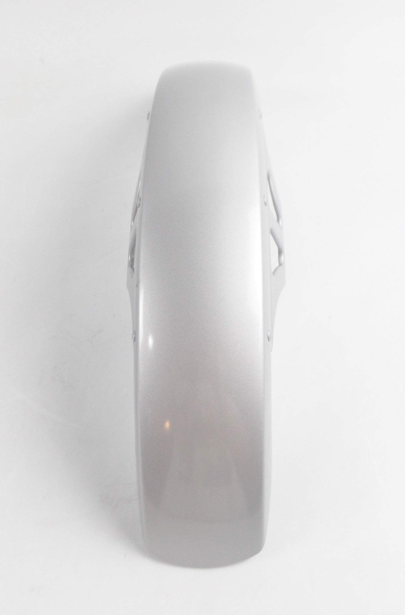 OEM DUCATI CAGIVA ALAZURRA 350 650 SILVER FRONT FENDER MUDGUARD 036367205 - MotoRaider