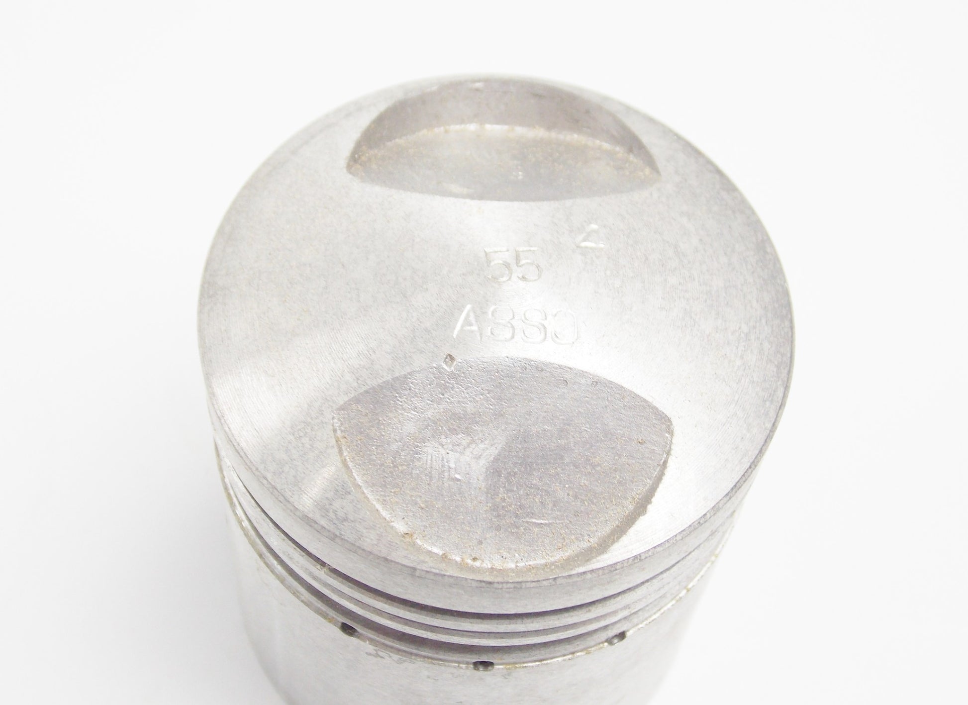 NOS ASSO WERKE PISTON + RINGS + PIN + CLIPS DIAMETER 55.4 mm 4 stroke motor - MotoRaider