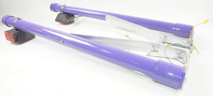 BOAT TRAILER PURPLE 2"- 4" FRAME CHANNEL SEA BEAMS POST WITH LIGHTS LENGTH 40 In - MotoRaider