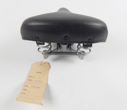 1989 SELLE ROYAL 31/268/2 SADDLE SEAT BICYCLE MINI BIKE MOPED L=10" W=9" BLACK - MotoRaider