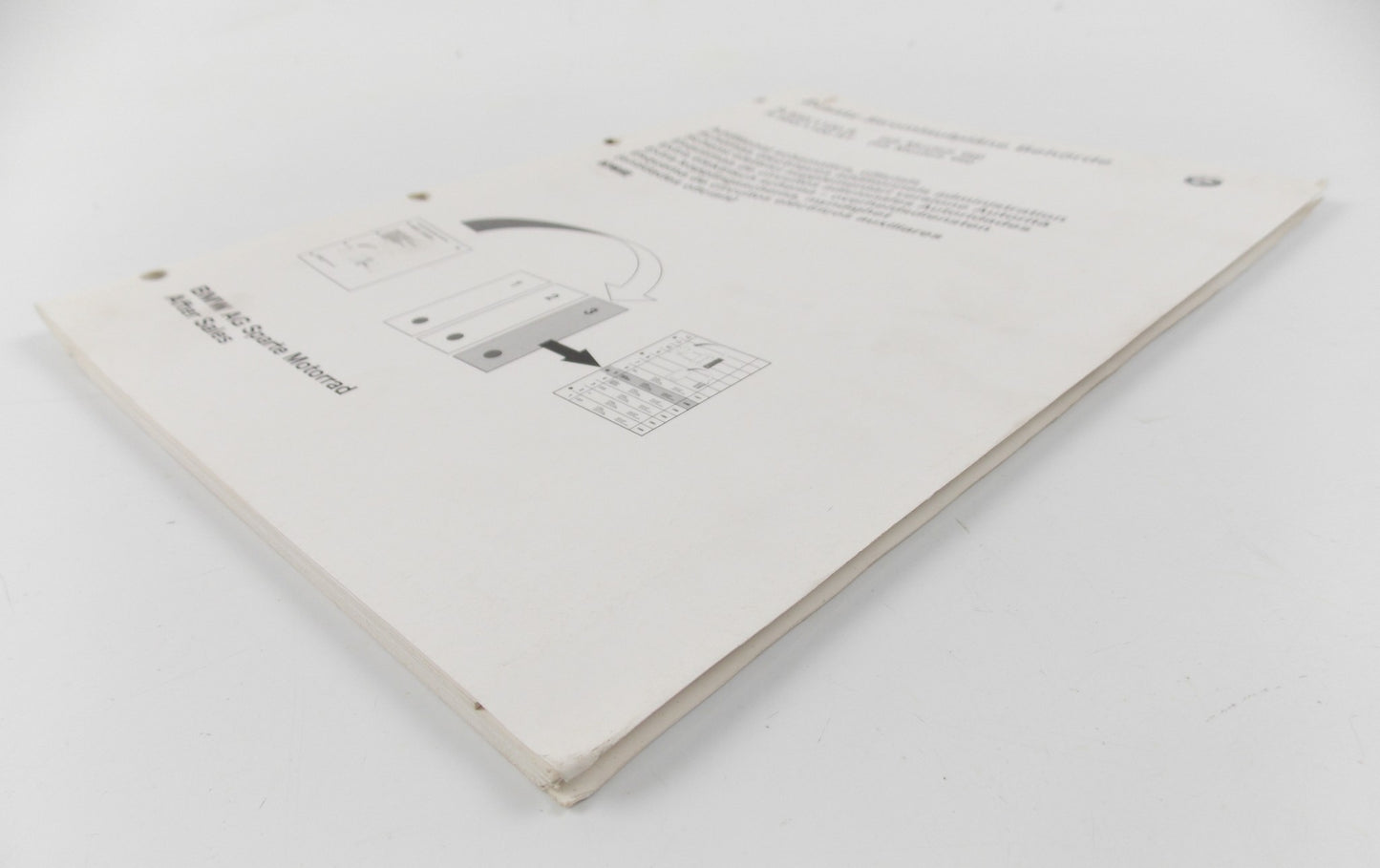 BMW 1996 R 850/1100 R-RT POLICE ADDITIONAL ELECTRIC DIAGRAM MANUAL 01999799675 - MotoRaider