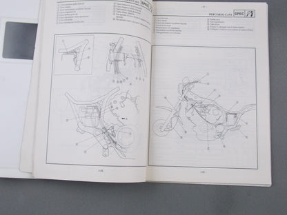 YAMAHA 1992 XV750 SERVICE INFORMATION MANUAL BOOK ITALIAN 4FY-SI1 - MotoRaider