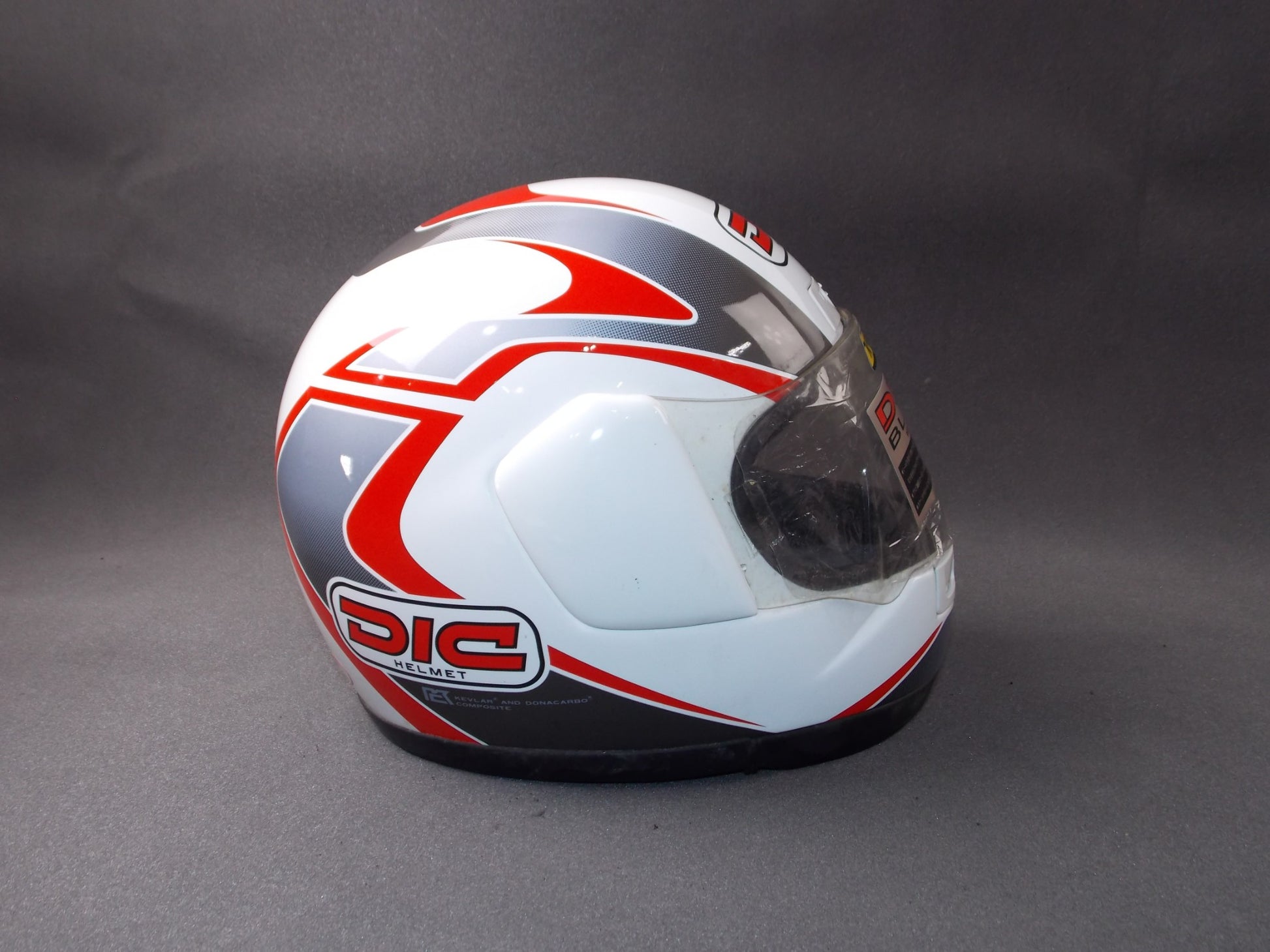 DGI DFX BLAZE CLEAR SHIELD VISOR WHITE MOTORCYCLE HELMET SIZE M 57-58 - MotoRaider