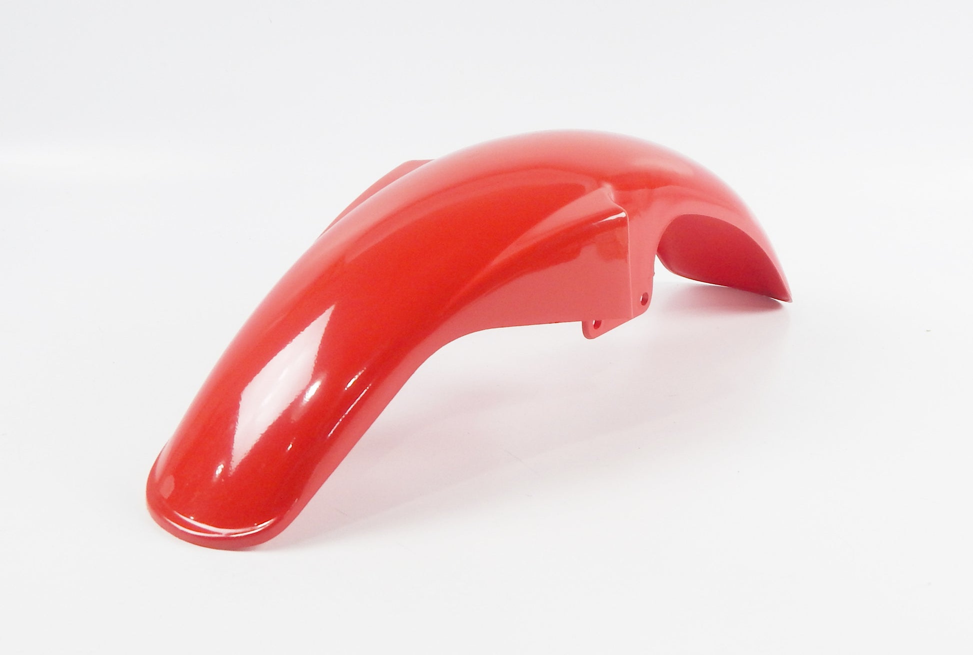 OEM LAVERDA 1990 LB-1 SPORT FRONT FENDER PLASTIC RED L=26" W=5" MUD GUARD ITALY - MotoRaider