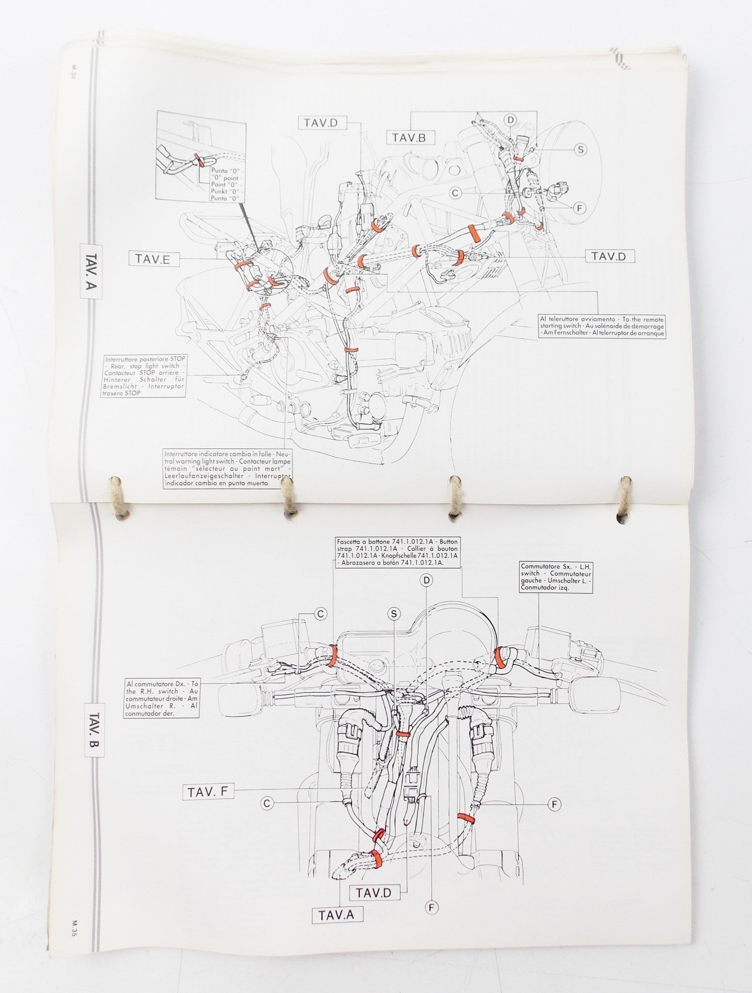 1993 DUCATI MONSTER M 600 CHASSIS MOTOR WORKSHOP MANUAL BOOK REPAIR MAINTENANCE - MotoRaider