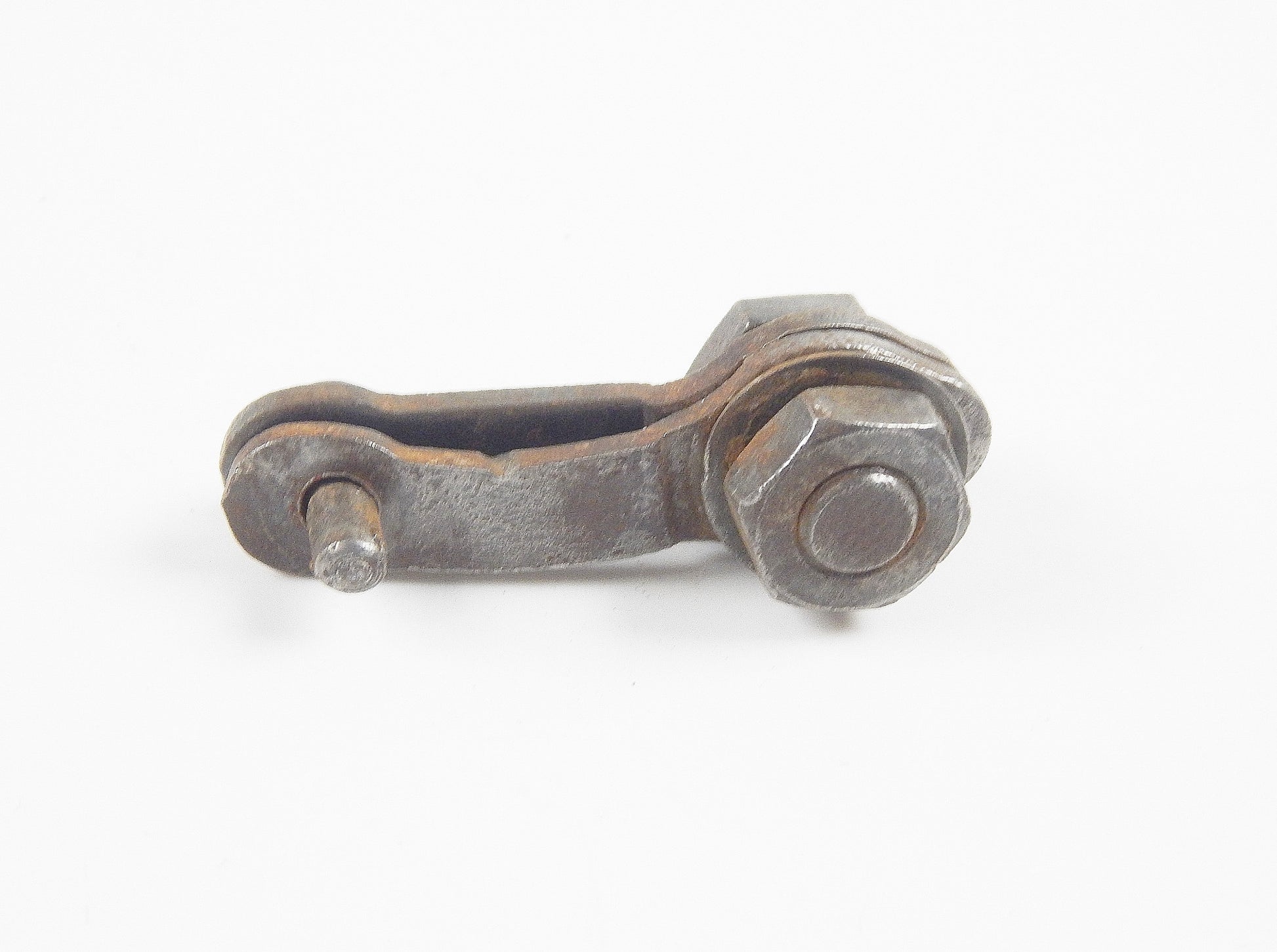 VINTAGE SCOOTER 1959 LAMBRETTA LI 150 REAR WHEEL BRAKE CABLE HOLDER CLAMP ITALY - MotoRaider