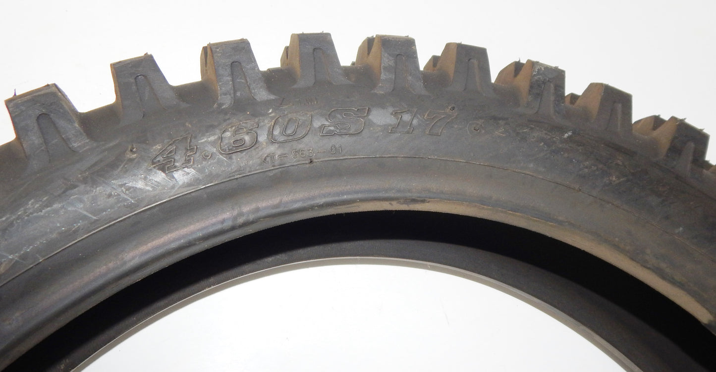 KINGS TIRE REAR WHEEL TIRE 460 x 17 MOTOCROSS ENDURO YAMAHA KAWASAKI BULTACO KTM - MotoRaider