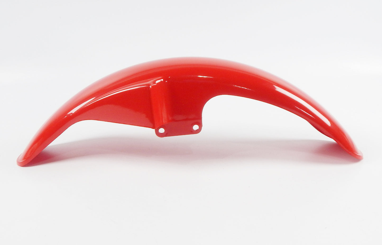 OEM LAVERDA 1990 LB-1 SPORT FRONT FENDER PLASTIC RED L=26" W=5" MUD GUARD ITALY - MotoRaider