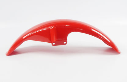 OEM LAVERDA 1990 LB-1 SPORT FRONT FENDER PLASTIC RED L=26" W=5" MUD GUARD ITALY - MotoRaider