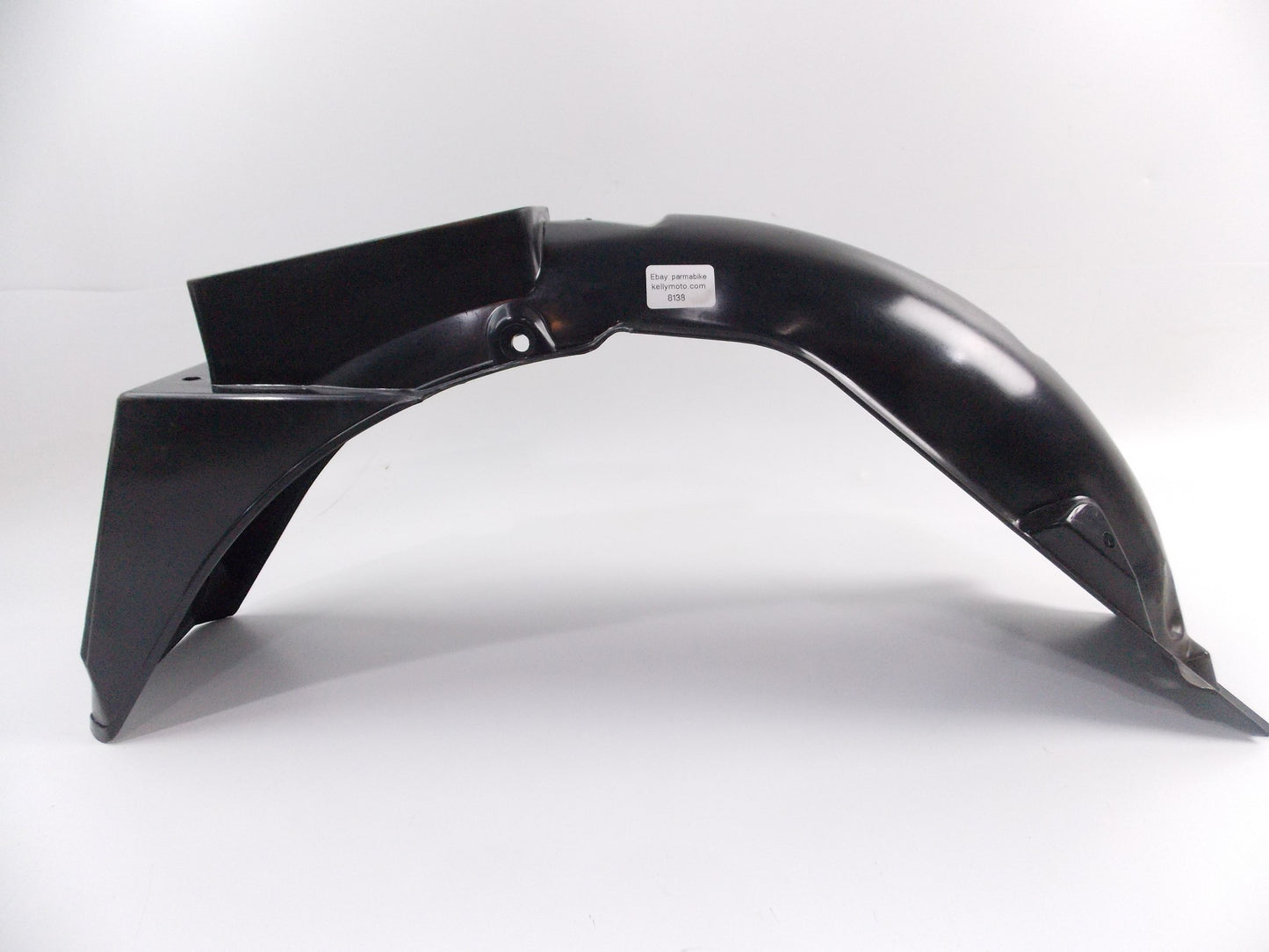 NOS OEM CAGIVA 1987 ALETTA ORO 125-S2 REAR BLACK INNER FENDER MUDGUARD 800042991 - MotoRaider