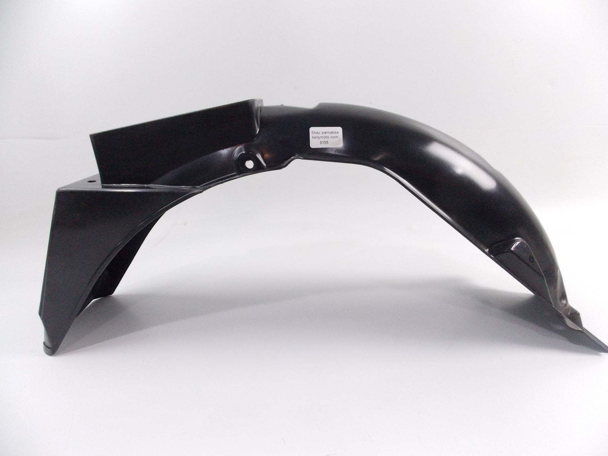 NOS OEM CAGIVA 1987 ALETTA ORO 125-S2 REAR BLACK INNER FENDER MUDGUARD 800042991 - MotoRaider